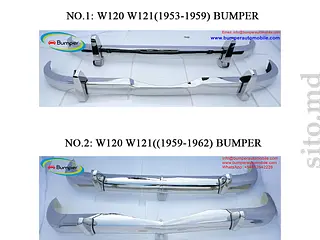 Mercedes Ponton 4-cylinder W120 W121 Bumpers