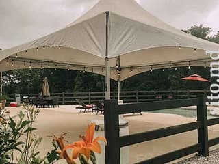 Шатер. Cort pentru cafenea sau restaurant.