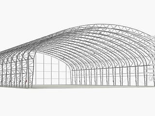 Тентовый ангар является быстровозводимым сооружением сборно-разборного типа