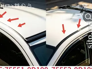 Molding-bandă autocolantă pentru acoperiș automobil
