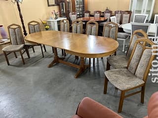 Стол+8 стульевПродукт из натурального дерева Производитель Германия